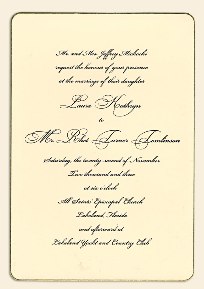 Wedding Stationery