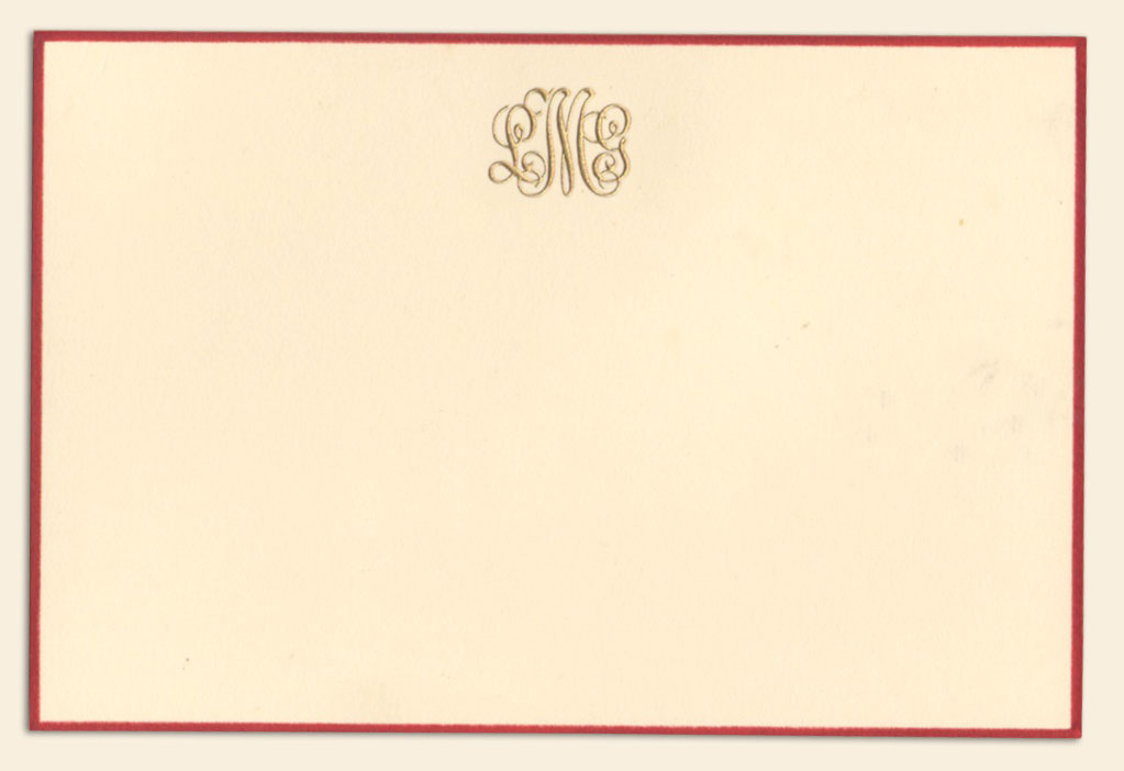 Correspondence Cards