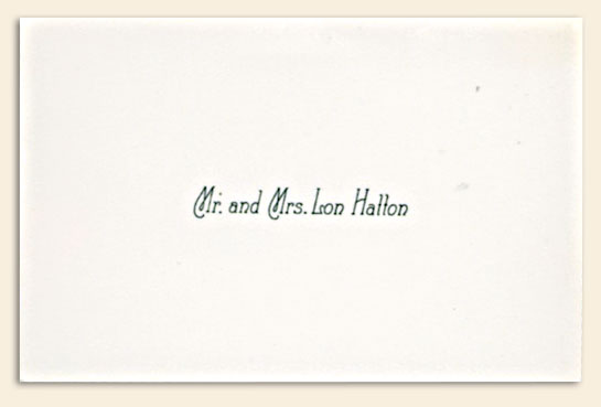 2" x 3.5" Standard Calling Cards
